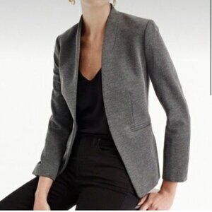 J Crew Gray Blazer Modern Minimalist blazer Suit Jacket